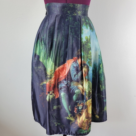 The Four Seasons: Spring, 1755 by Boucher statement skirt - Picture 6 of 14